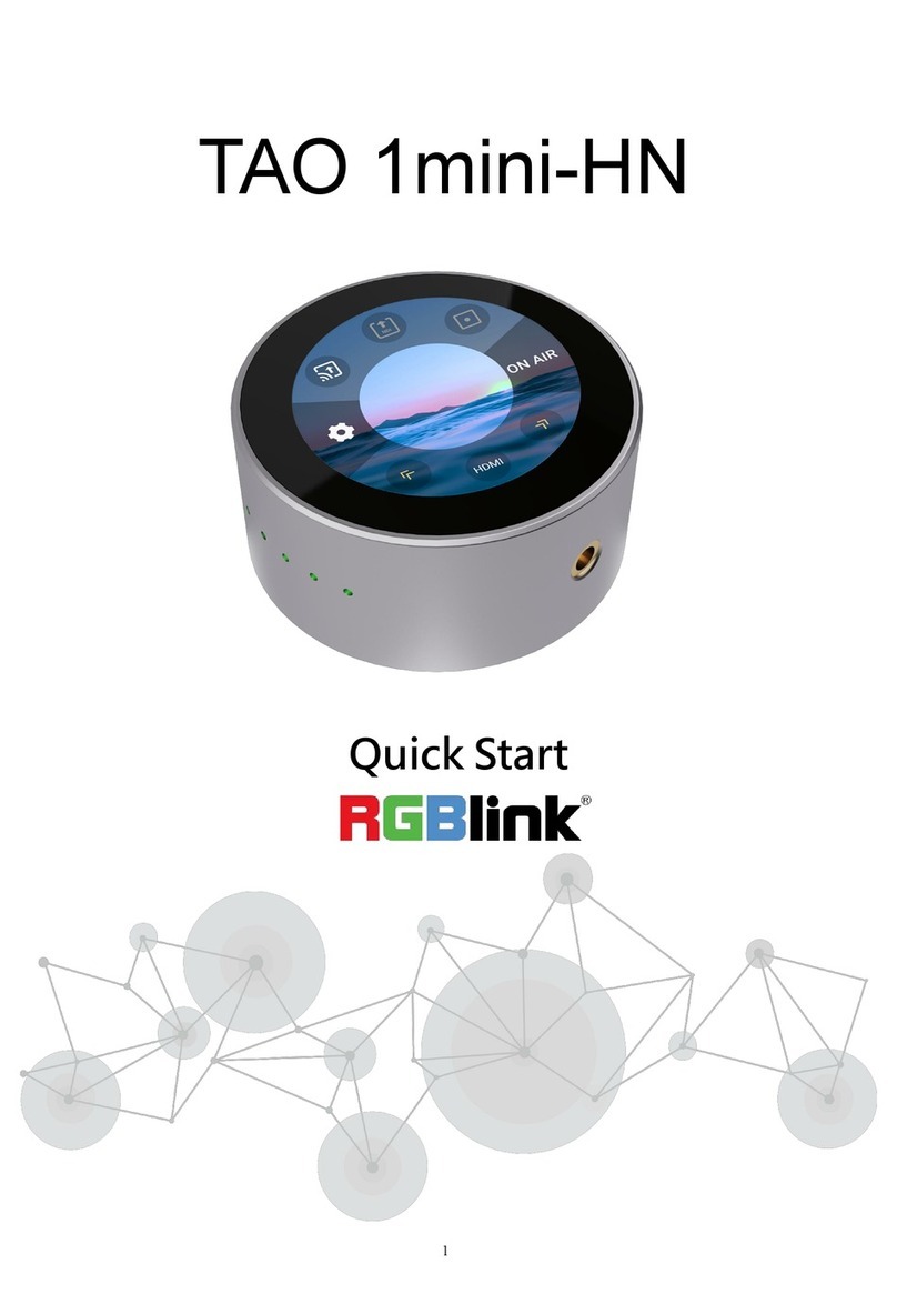 RGBlink TAO 1mini-HN User manual