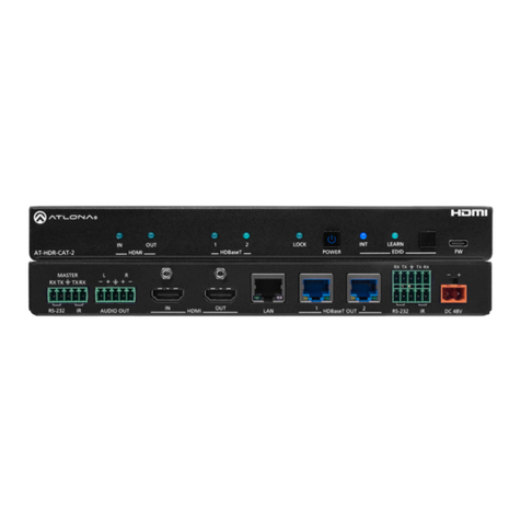 Panduit ATLONA AT-HDR-CAT-2 User manual Panduit ATLONA AT-HDR-CAT-2 User manual