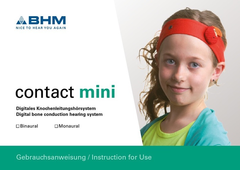 BHM contact mini Instructions for use