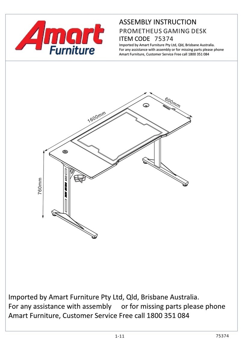 Amart Furniture 75374 Assembly instructions