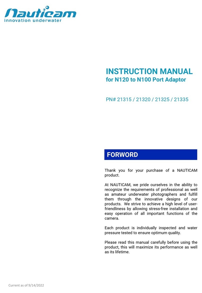 Nauticam N120 instruction manual