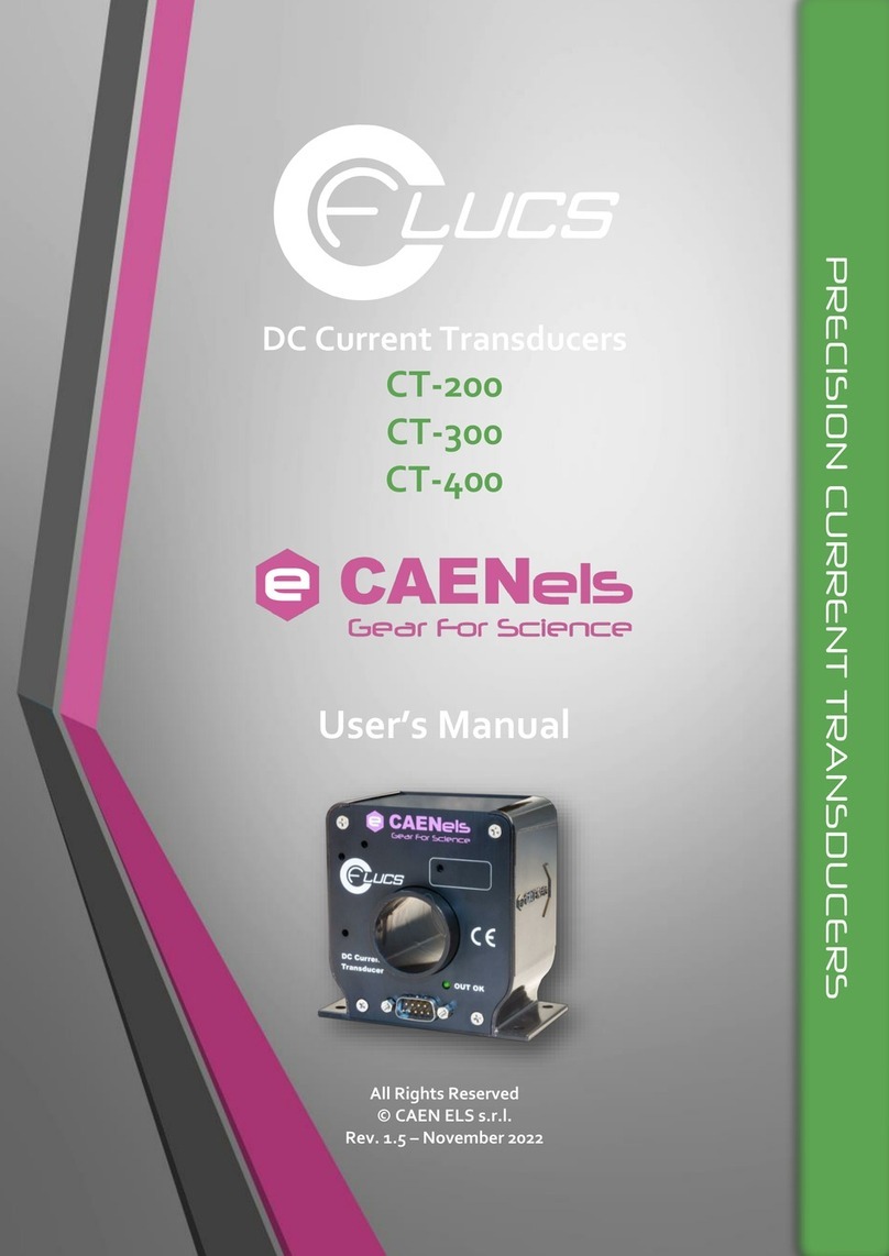 Caen ELS FLUCS CT-200 user manual