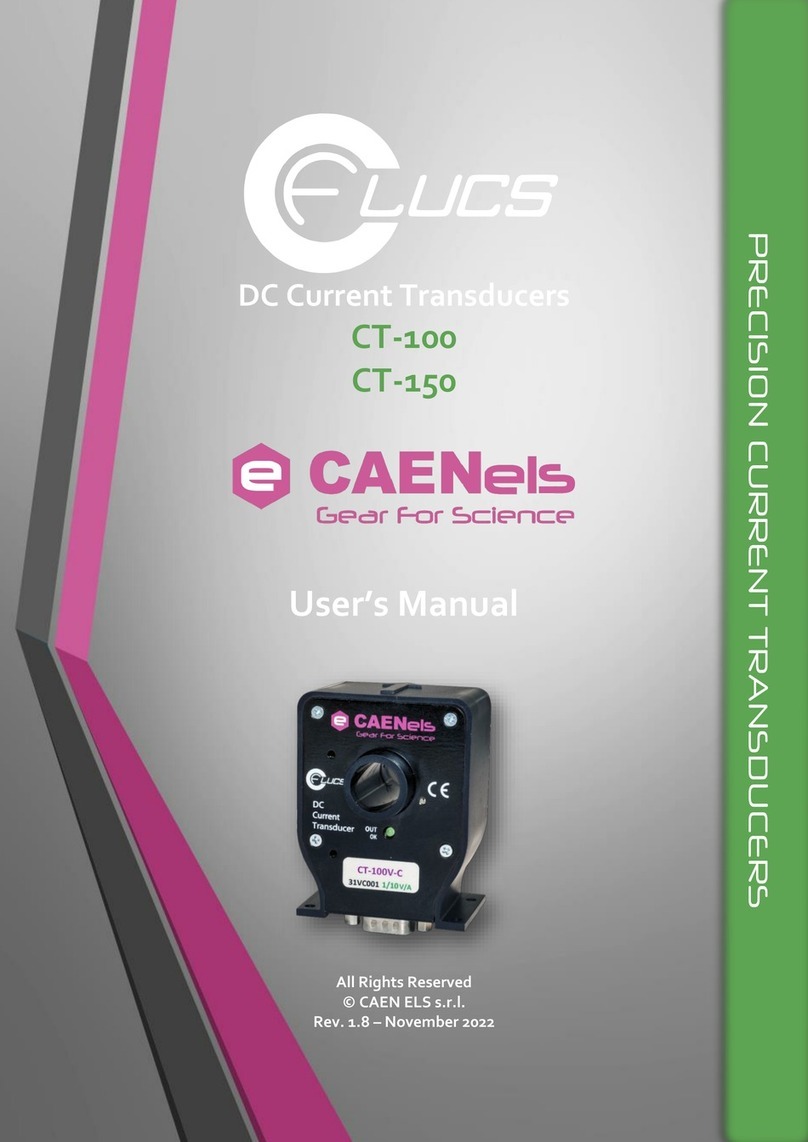 Caen ELS Flucs CT -100 user manual