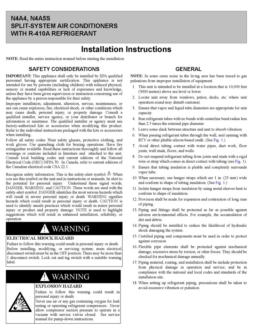 Carrier N4A4 User manual