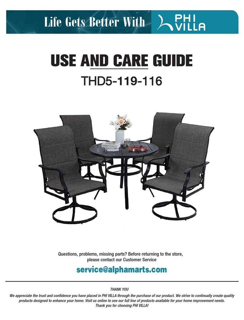 PHI VILLA THD5-119-116 User manual