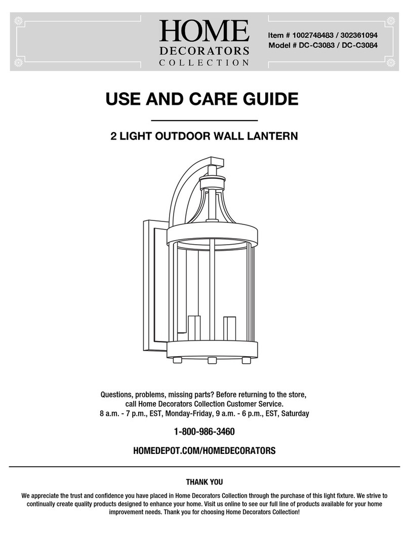 Home Decorators Collection DC-C3083 Use and care guide Home Decorators Collection DC-C3083 Use and care guide