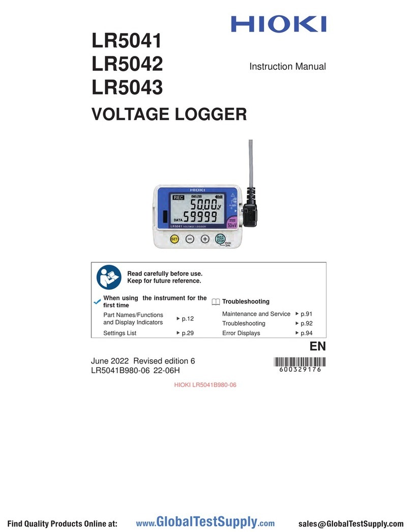 Hioki LR5041 instruction manual