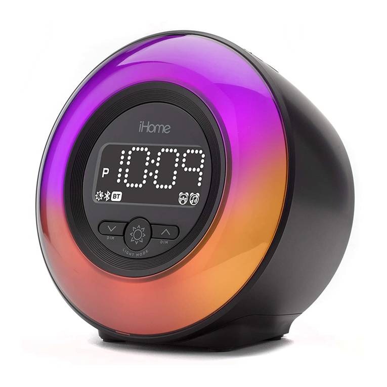 iHome POWERCLOCK GLOW quick start guide
