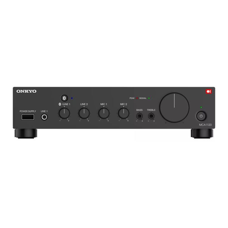 Onkyo MCA1120 user manual