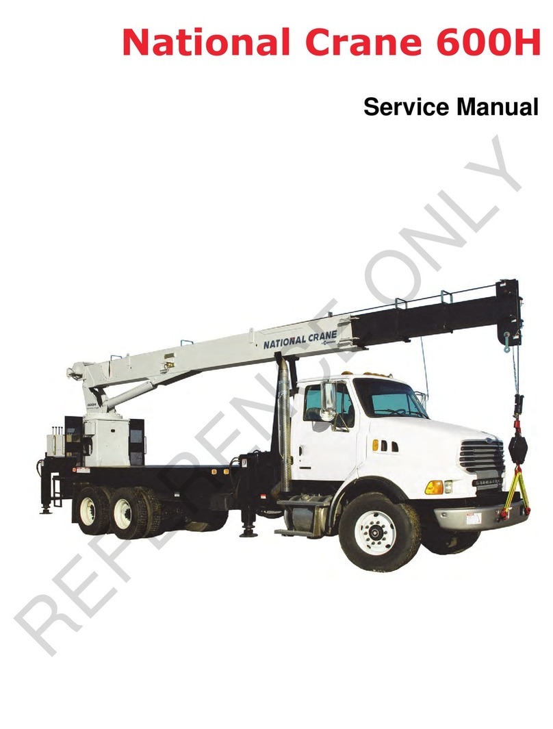 National Crane 600H Service manual