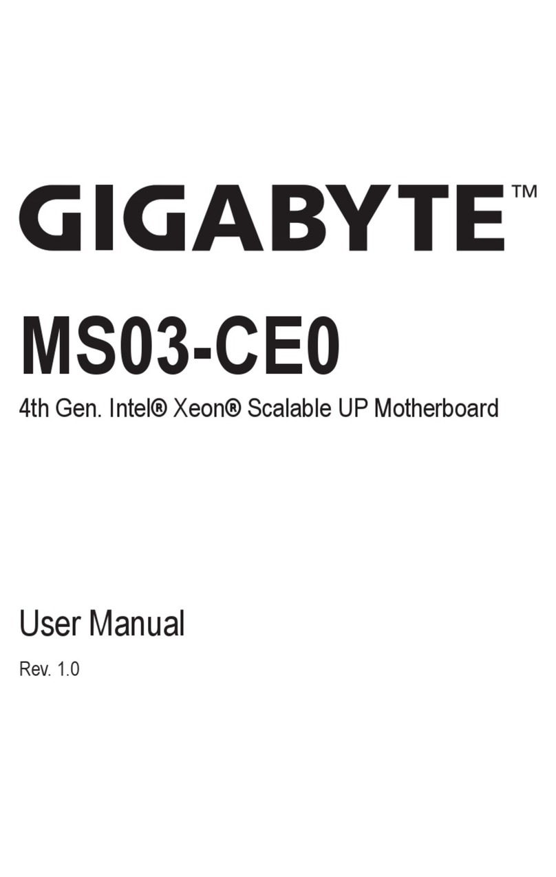 Gigabyte MS03-CE0 User manual