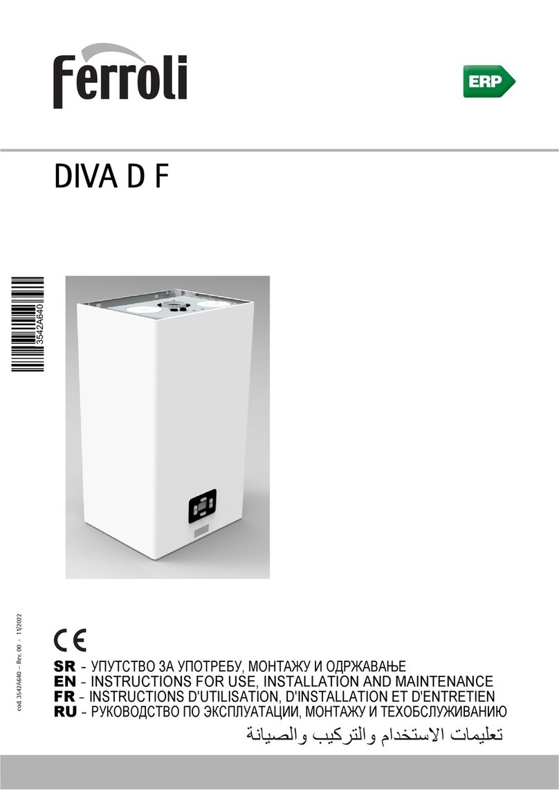 Ferroli DIVA D F24 Troubleshooting guide