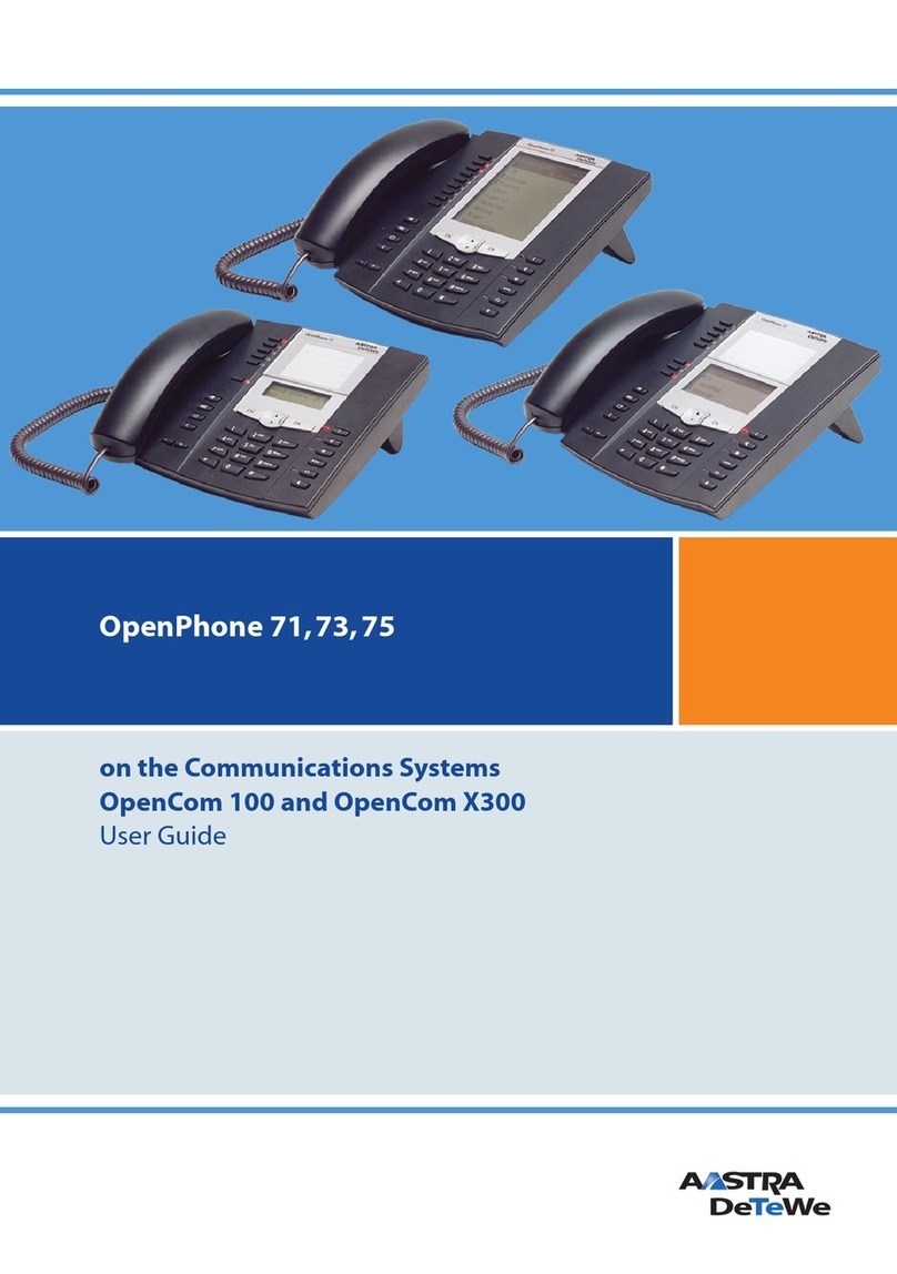 DETEWE OpenPhone 71 User manual DETEWE OpenPhone 71 User manual
