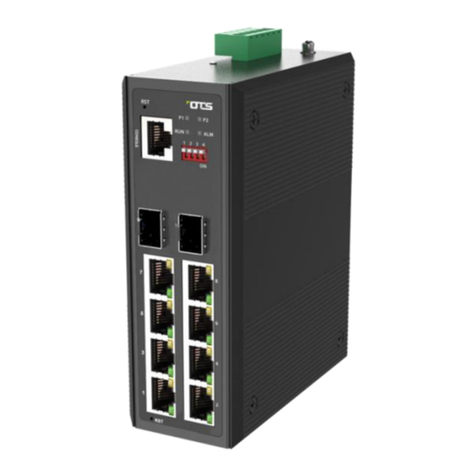 OT Systems IES8222MPp9H-S-DR Quick installation guide OT Systems IES8222MPp9H-S-DR Quick installation guide