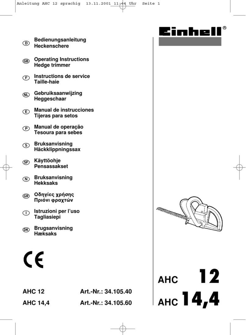 EINHELL AHC 12 User manual