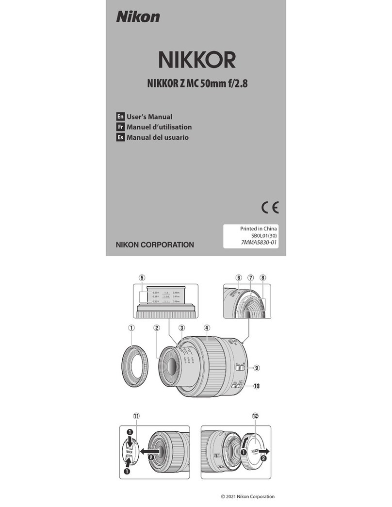 Nikon NIKKOR Z MC 50mm f/2.8 user manual