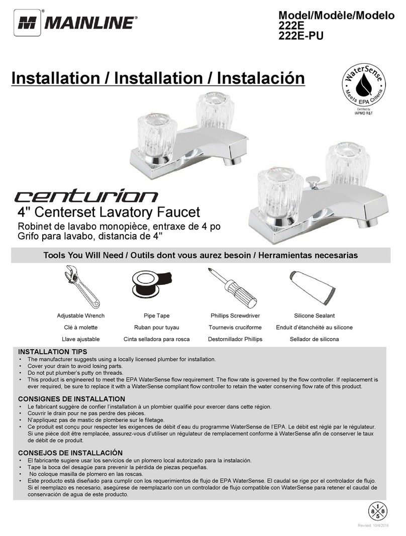 MAINLINE centurion 222E User manual