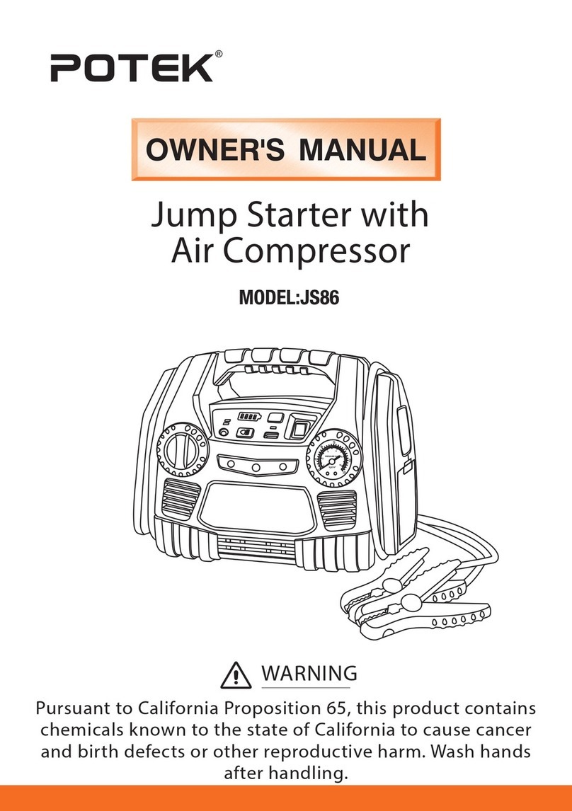 Potek JS86 owner's manual
