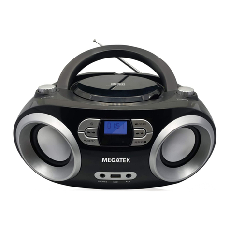 MEGATEK CB-M25BT User manual
