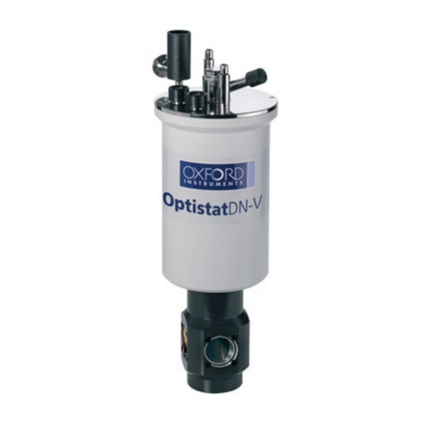Oxford Instruments NanoScience Optistat DN-V User manual