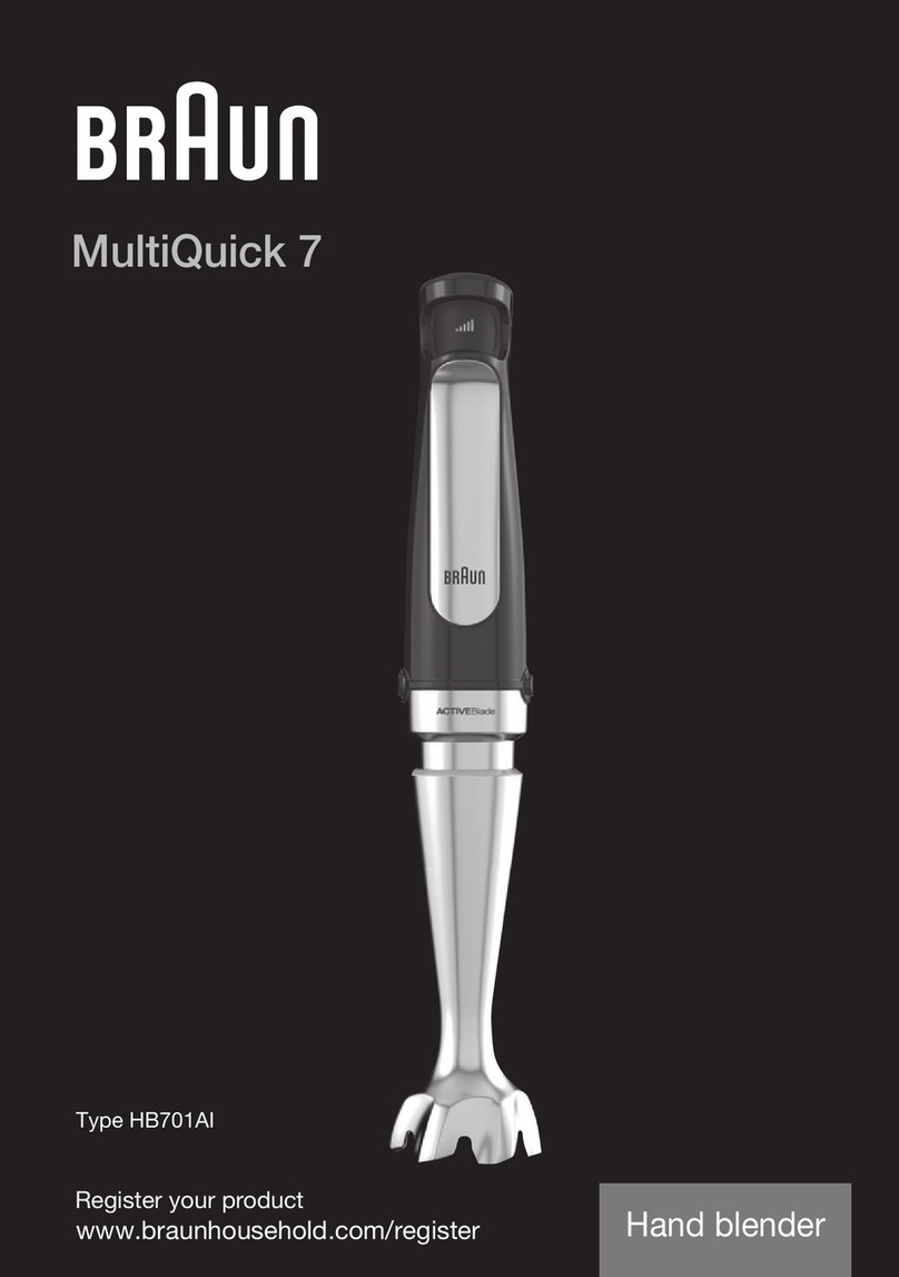 Braun 7 User manual