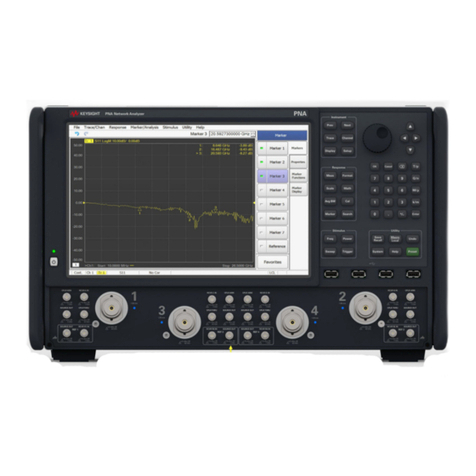 Keysight Technologies PNA Series User manual Keysight Technologies PNA Series User manual