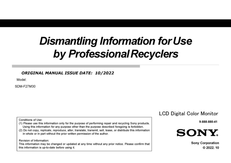 Sony SDM-F27M30 Owner's manual