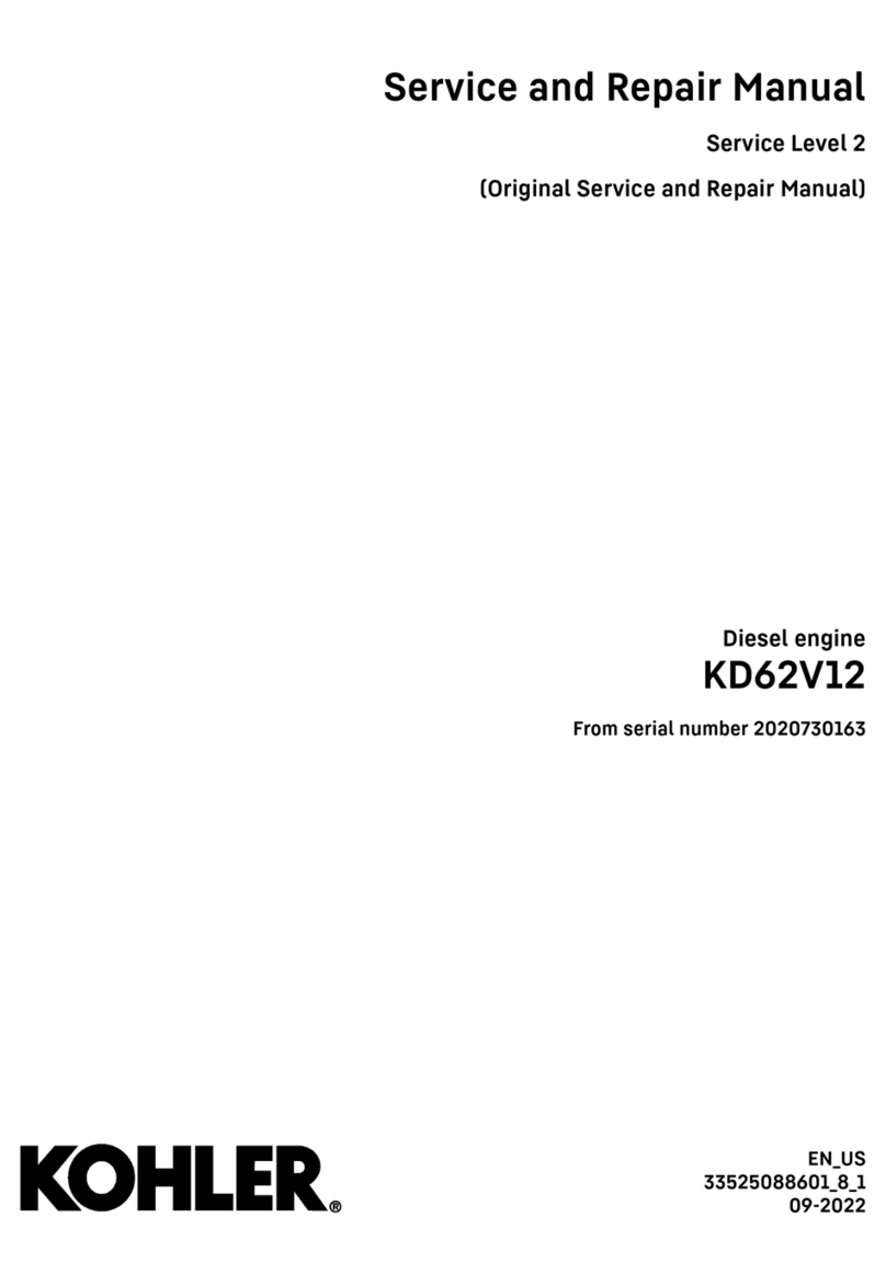 Kohler KD62V12 User manual