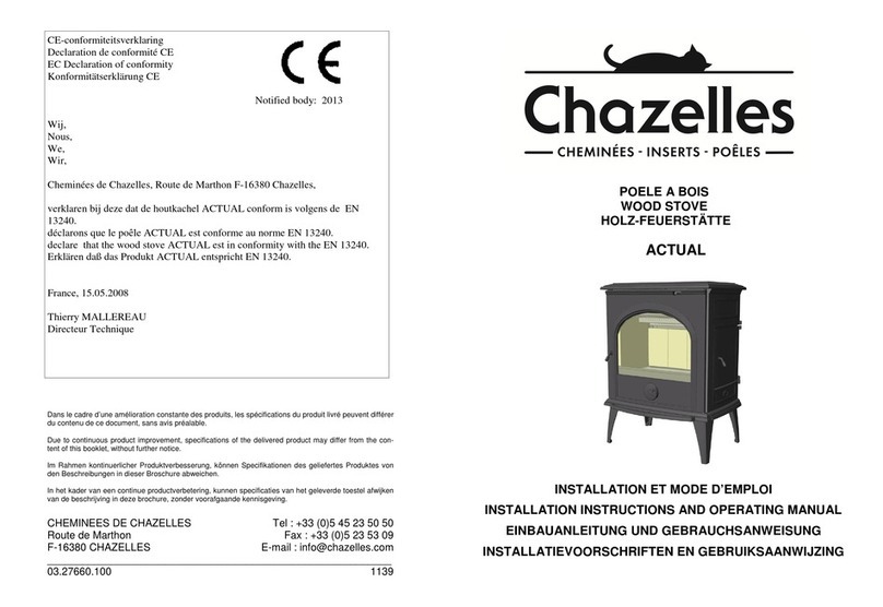 chazelles ACTUAL installation instructions