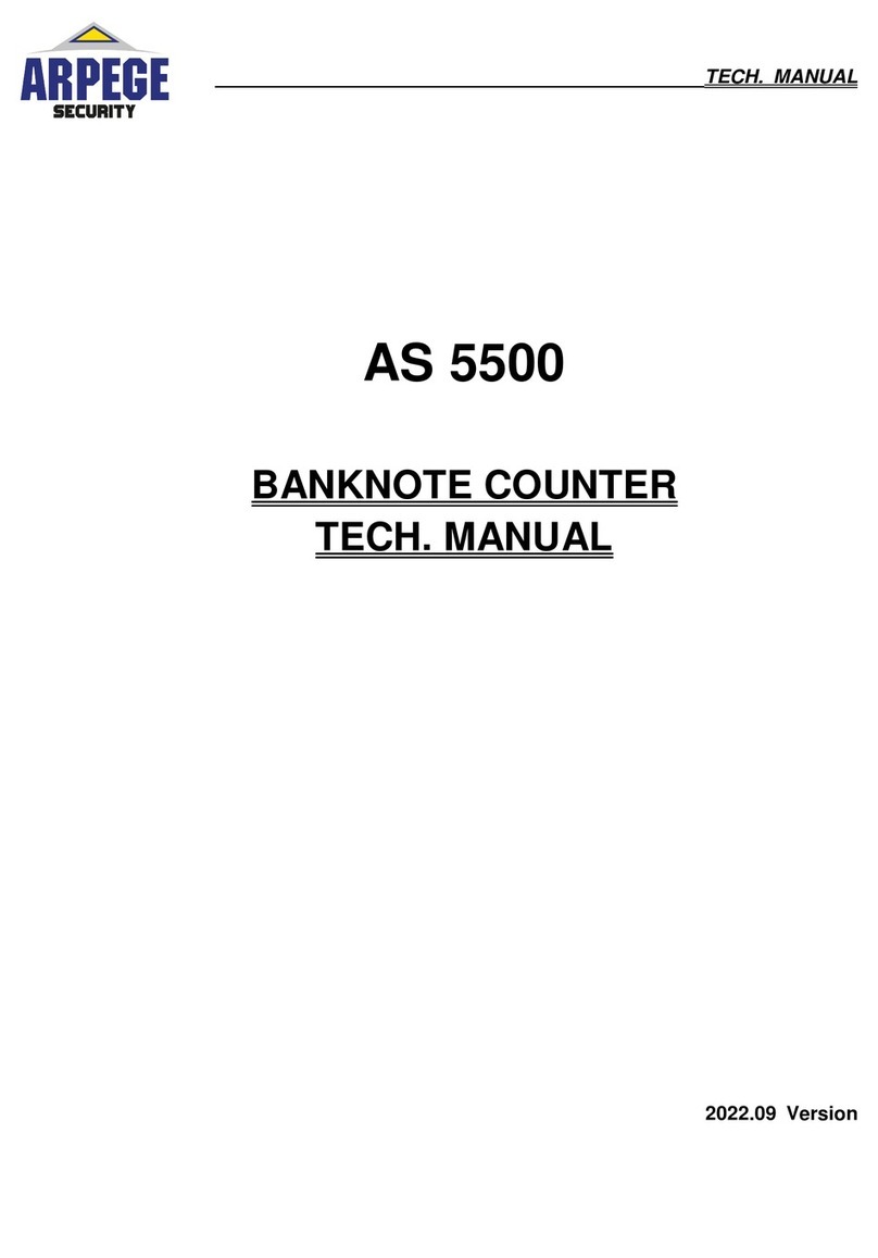 ARPEGE SECURITY AS 5500 Technical manual