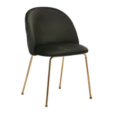 adairs HR ARLO DINING CHAIR Assembly instructions