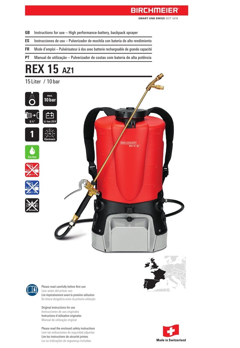 Birchmeier REX 15 AZ1 User manual