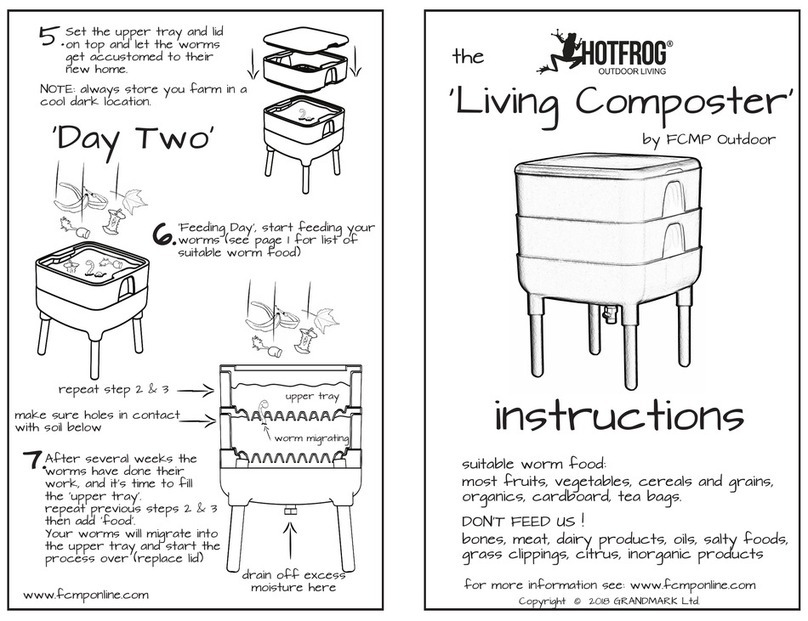FCMP OUTDOOR Hotfrog Living Composter instructions