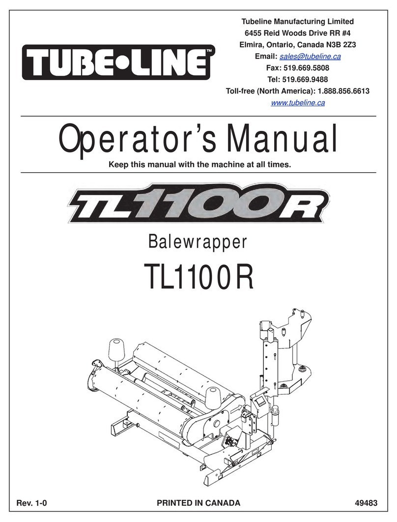 Tube-Line TL1100R Operator's manual