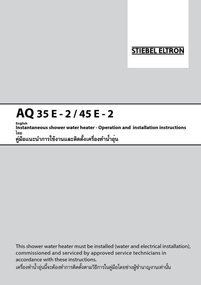 STIEBEL ELTRON AQ 35 E-2 Operation and installation instructions