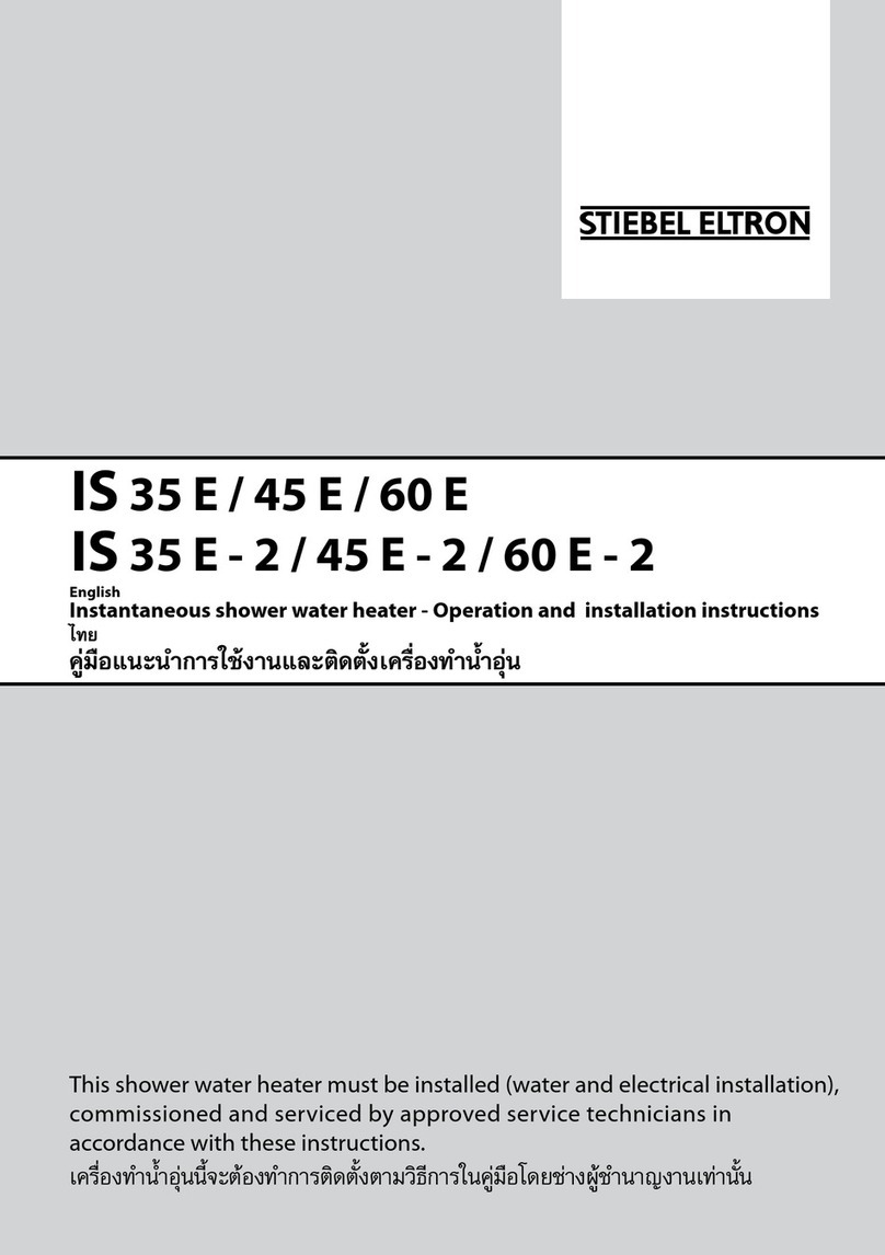 STIEBEL ELTRON IS 35 E User manual STIEBEL ELTRON IS 35 E User manual