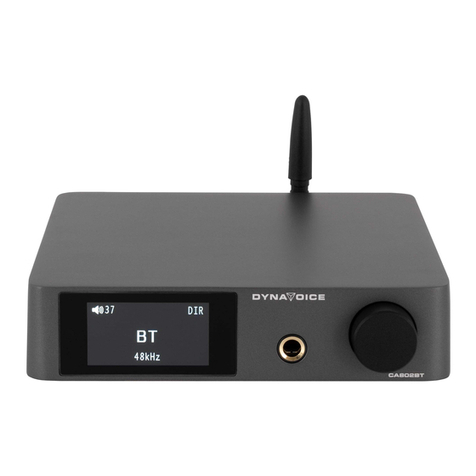 DYNAVOICE CA802BT User manual