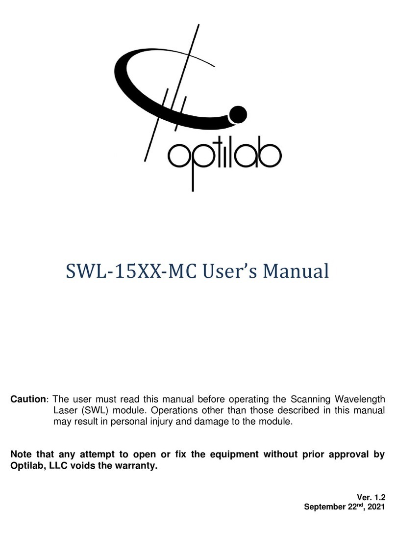 OPTILAB SWL-15 MC Series user manual