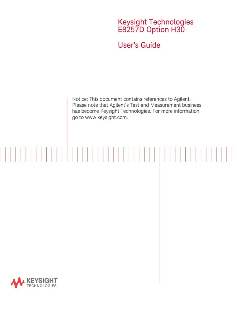 Keysight Technologies E8257D user guide