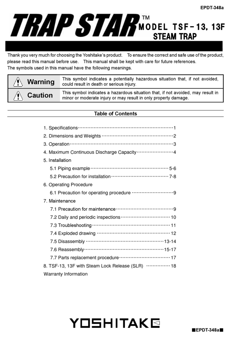 Yoshitake Trap Star TSF-13 User manual