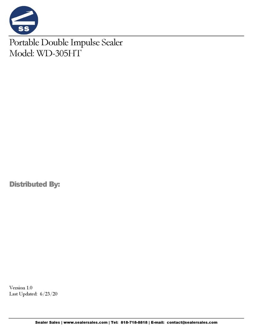 SealerSales WD-305HT manual