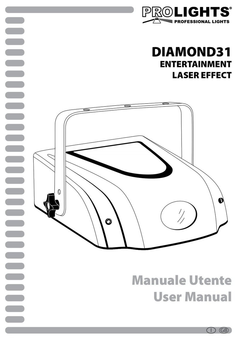 ProLights DIAMOND31 user manual