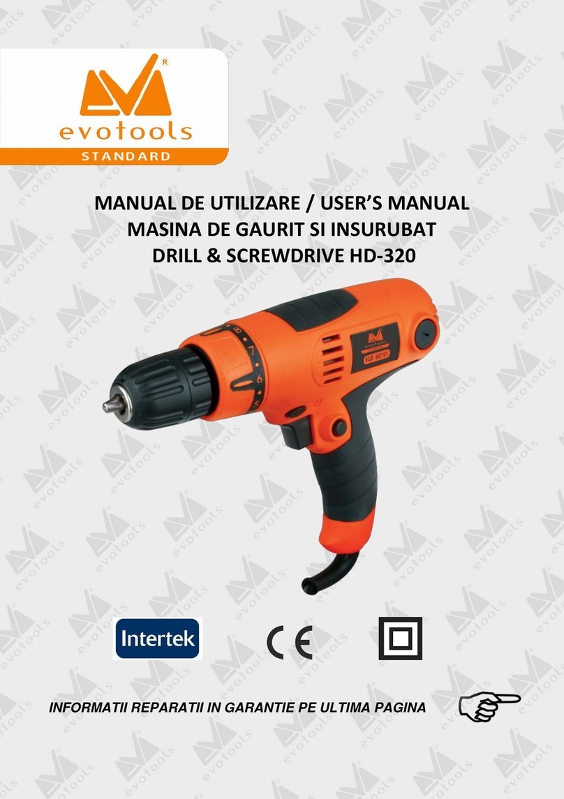 Evotools HD-320 user manual Evotools HD-320 user manual