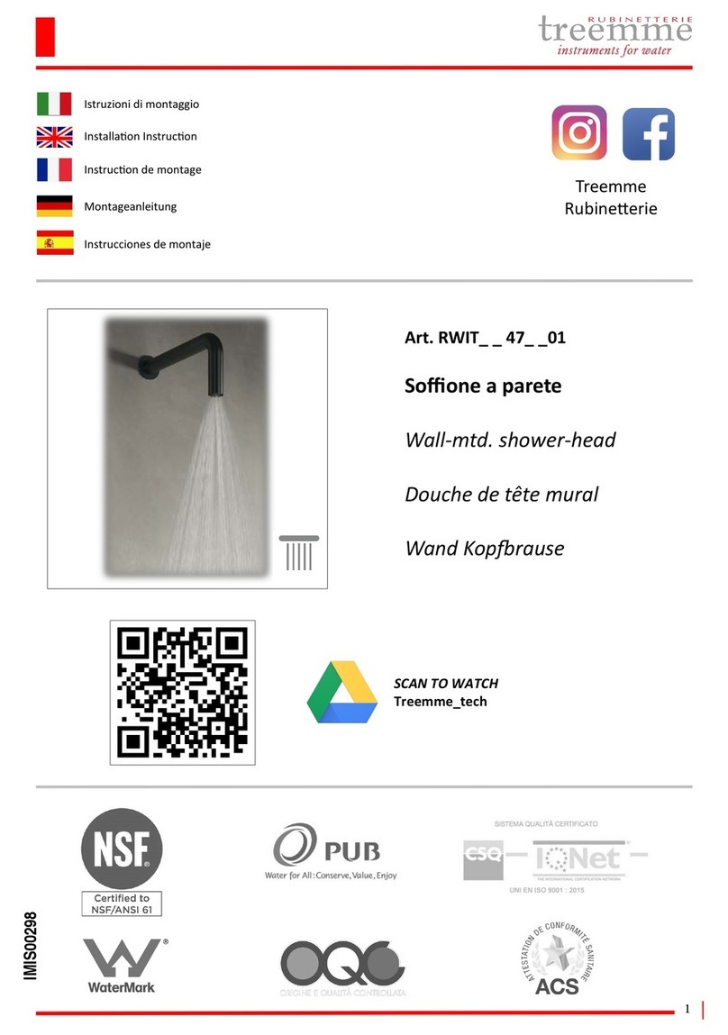RUBINETTERIE RWIT 47 Series Installation instruction
