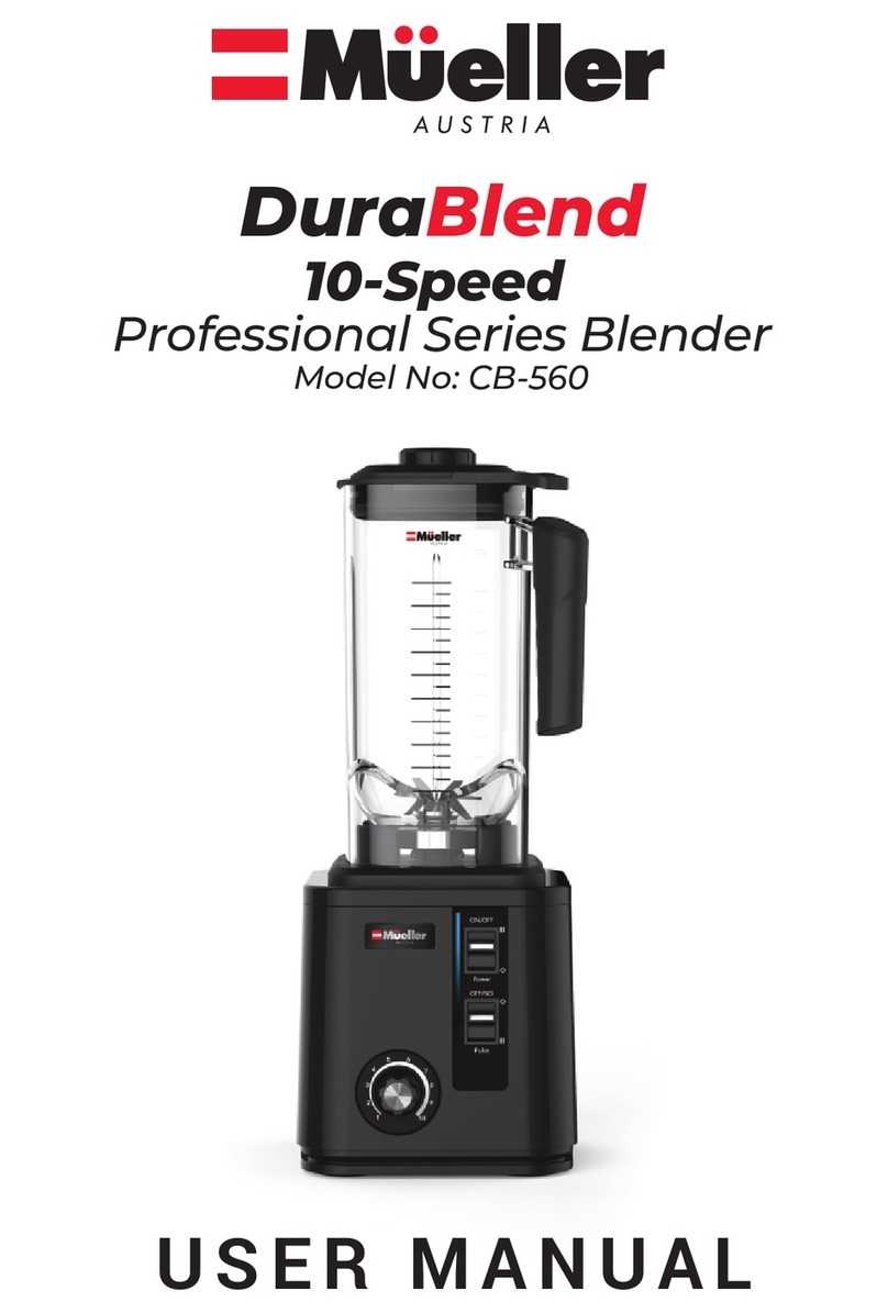 Mueller DuraBlend CB-560 user manual