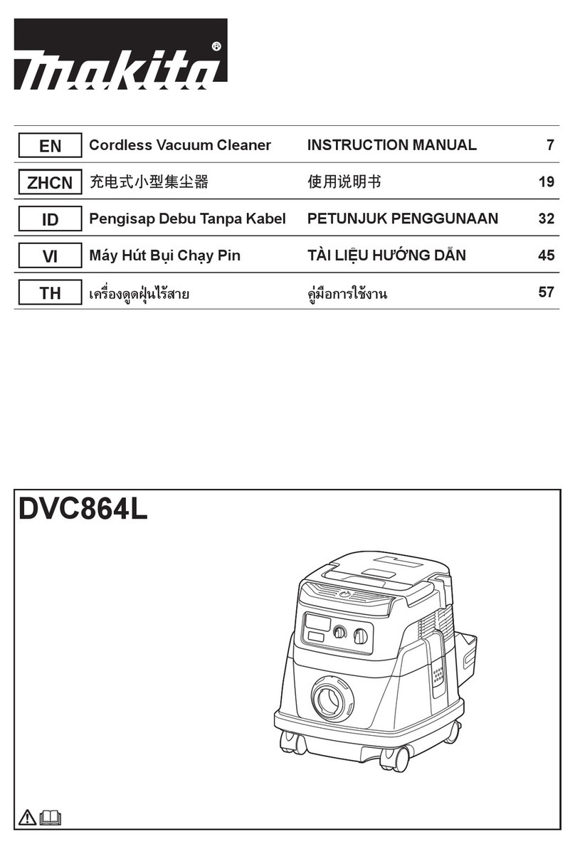 Makita DVC864L instruction manual