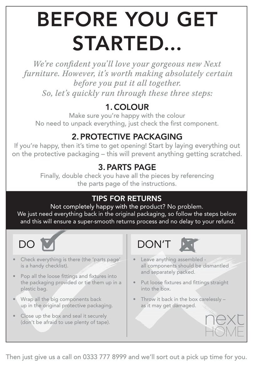 Next HARPER T34597 User manual