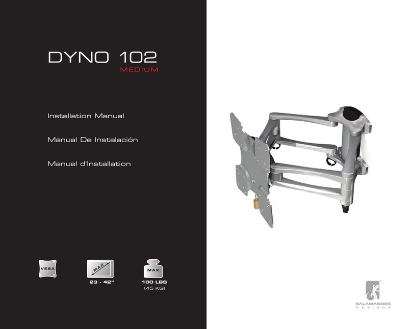 Salamander Designs DYNO 102 MEDIUM installation manual Salamander Designs DYNO 102 MEDIUM installation manual