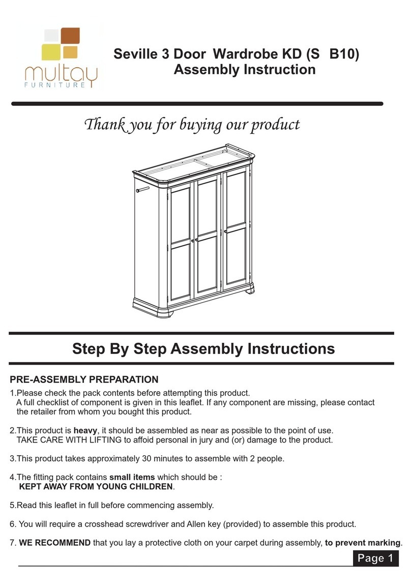 Multay Seville S B10 Assembly instruction