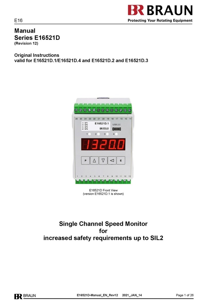 Braun E16521D Series manual